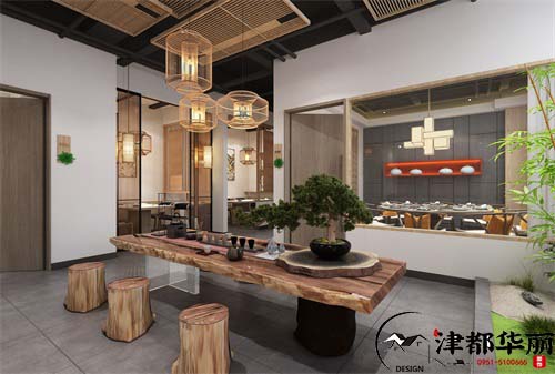 银川锦湘楼餐厅设计方案鉴赏|银川餐厅设计装修公司推荐